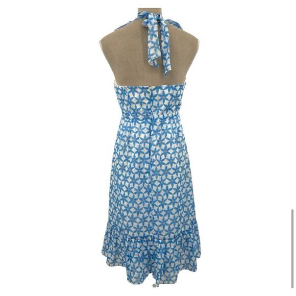 Lilly Pulitzer Dexter Dress- Coastal Blue Starfruit Pattern- size 10 - Picture 4 of 10